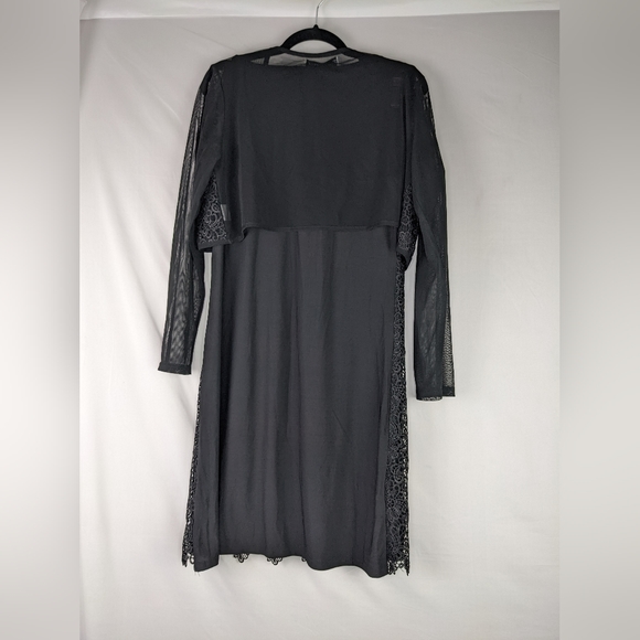 NWT, 3 PC Franccesca  Bellini  Lace Front Dress With Light Jacket. - Picture 8 of 9